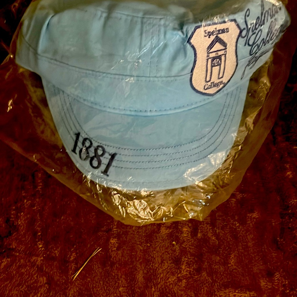 Never worn Spelman College Newsboy style hat.